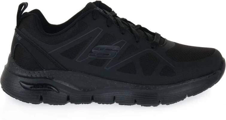 Skechers Zwarte Arch Fit Sneakers Zwart Heren