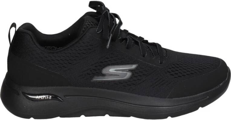 Skechers Comfortabele Fit Sneaker voor Heren Zwart Heren