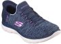 Skechers Slip-Ins Summits Dazzle Navy sneakers Blauw Extra comfort Memory Foam - Thumbnail 2