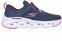 Skechers Go Run Swirl Tech-Dash Charge 128793-NVY Vrouwen Marineblauw Hardloopschoenen - Thumbnail 2