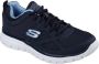 Skechers Burns Agoura Blauw Hardloopschoenen voor heren - Thumbnail 1