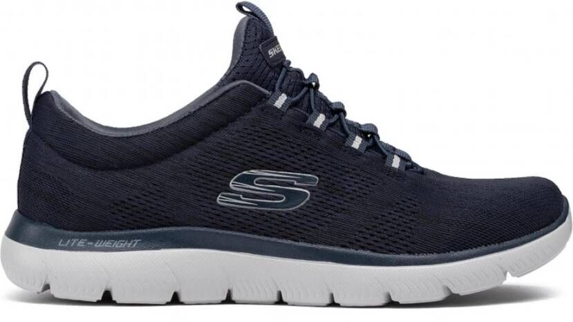 Skechers Summits Louvin Marineblauw Hardloopschoenen Heren