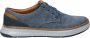 Skechers Moreno Ederson Sneakers Blauw Textiel Heren - Thumbnail 3