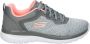 Skechers Dames Textiel Synthetische Sneakers Gray Dames - Thumbnail 2