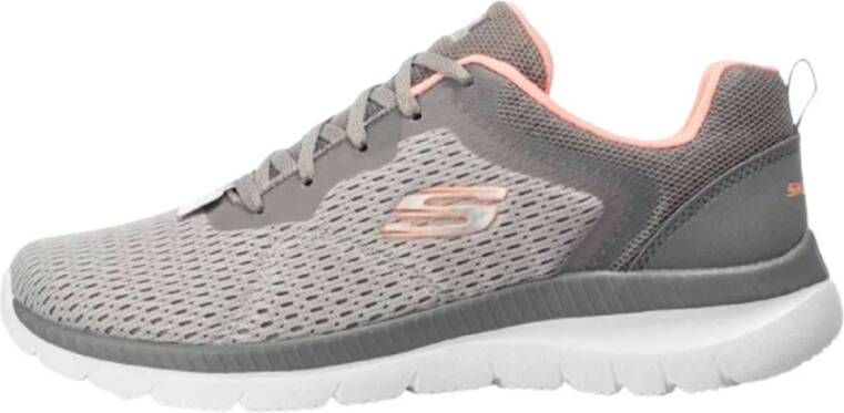 Skechers Dames Textiel Synthetische Sneakers Gray Dames