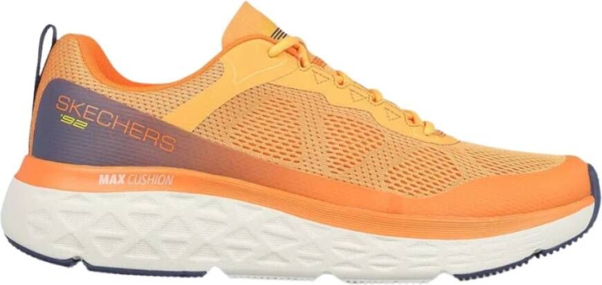 Skechers Max Cushioning Delta Sneakers Oranje Heren