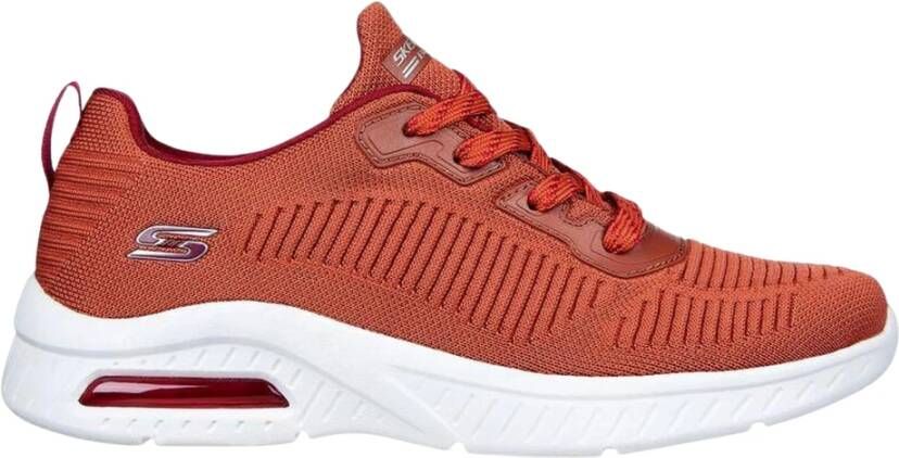 Skechers Stijlvolle Dames Squad Air Sneakers Rood Heren