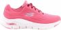 Skechers Sportieve Arch Fit Memory Foam Schoenen Pink Dames - Thumbnail 13