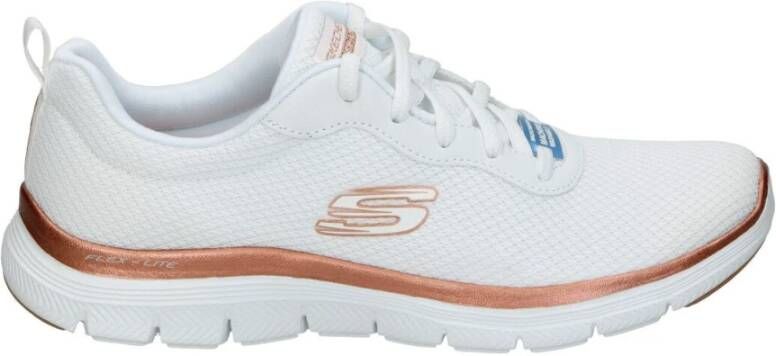 Skechers Dames Sneakers Stijl en Comfort Gecombineerd Wit Dames