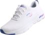 Skechers Dames Mesh Veterschoenen White Dames - Thumbnail 4