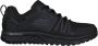 Skechers Waterdichte Zwarte Sneakers Platte Zool Veters Black Heren - Thumbnail 1