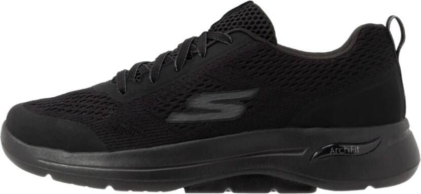 Skechers Comfortabele Fit Sneaker voor Heren Zwart Heren