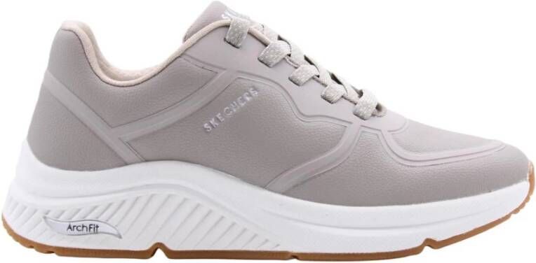 Skechers Sportieve Chic Sneaker voor Vrouwen Gray Dames