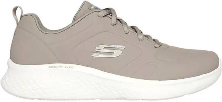 Skechers Sportieve en Elegante Sneaker met Comfort Beige Dames