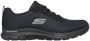 Skechers Sportieve Flex Appeal Sneaker Black Dames - Thumbnail 1