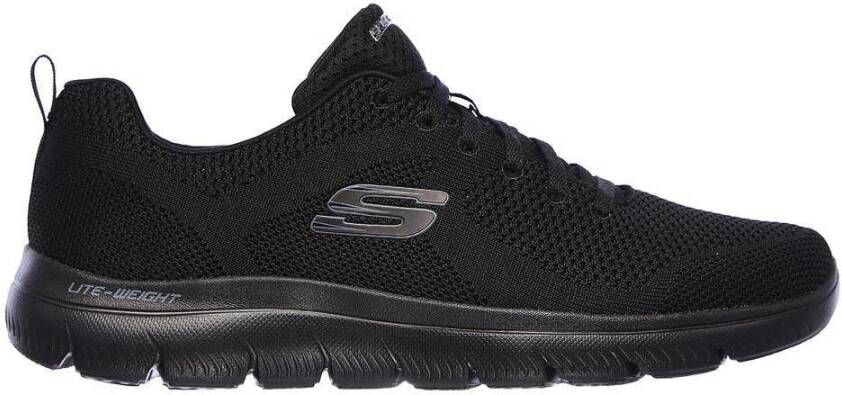 Skechers Sportieve Gebreide Sneakers Black Heren