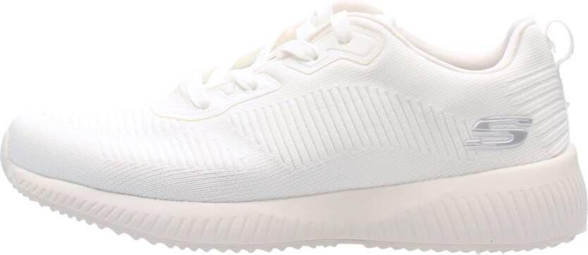 Skechers Sportieve Gebreide Veterschoen White Heren