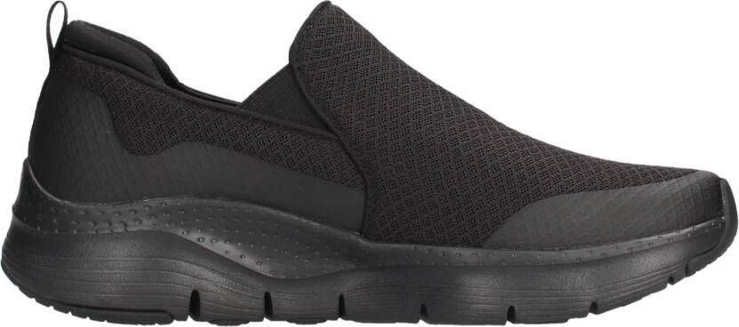 Skechers Sportieve Instap Sneaker Black Heren