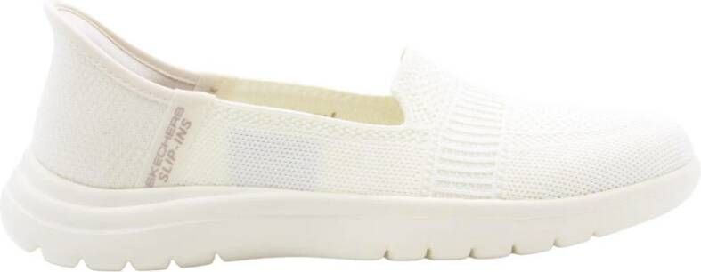 Skechers Sportieve Moccasin Sneakers White Dames