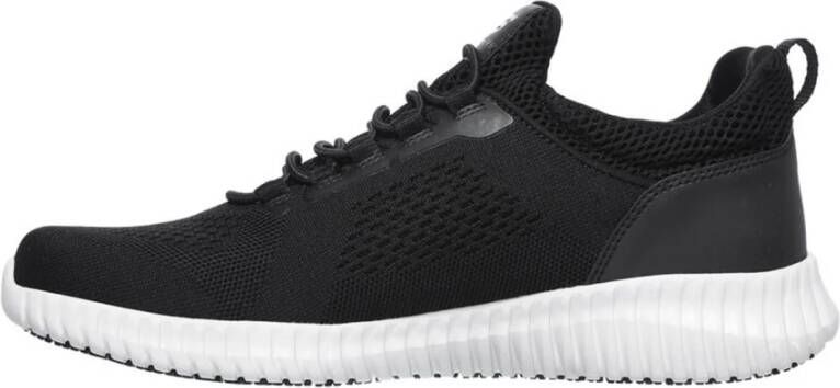 Skechers Sportieve Slipbestendige Werksneaker Black Heren