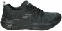 Skechers Dames Sneakers Synthetische Stof Casual Zwart Dames - Thumbnail 1