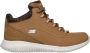 Skechers Sporty High-Top Nubuck Sneakers Brown Dames - Thumbnail 1