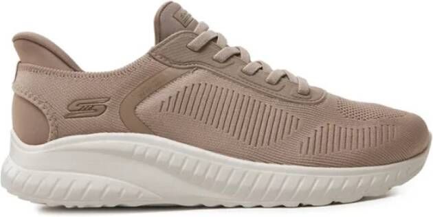 Skechers Squadchaos Stijlvolle Sneakers Beige Dames