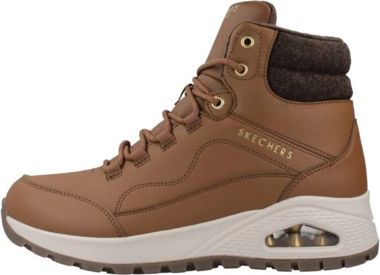 Skechers Stevige Veterschoenen Brown Dames