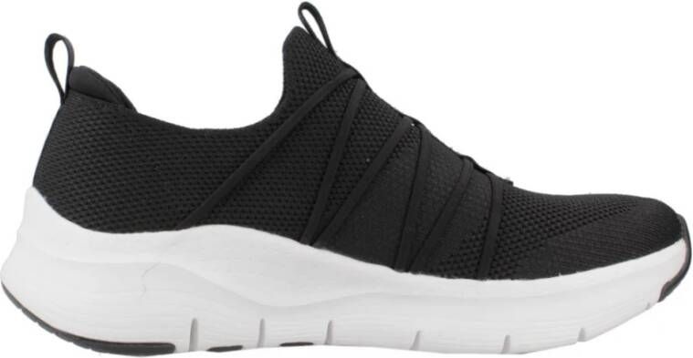 Skechers Stijlvolle Arch Fit Sneakers voor vrouwen Black Dames