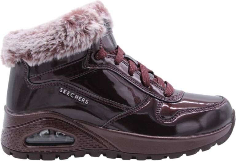 Skechers Stijlvolle Bootie voor Tonys Collectie Brown Dames