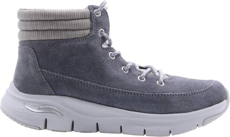 Skechers Stijlvolle Bottine Base Gray Dames