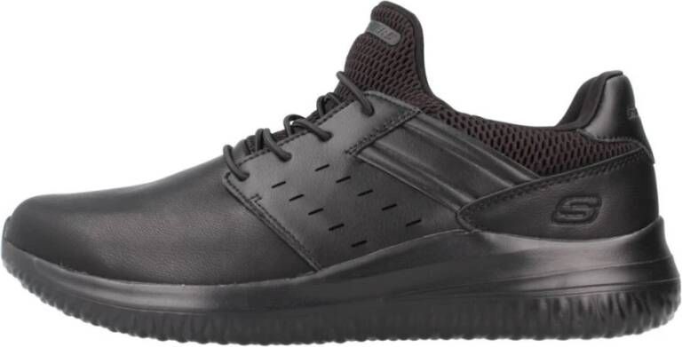 Skechers Stijlvolle Casual Sneakers voor Mannen Black Heren