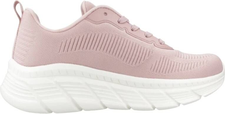 Skechers Stijlvolle Flex Hi Sneakers voor Vrouwen Pink Dames