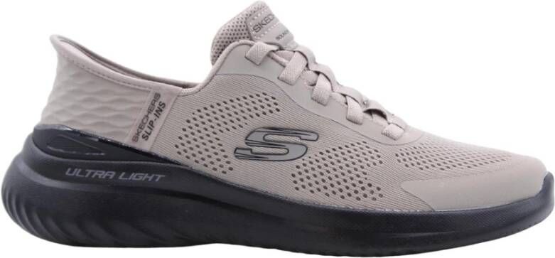 Skechers Stijlvolle Herensneaker voor Casual Outfits Gray Heren