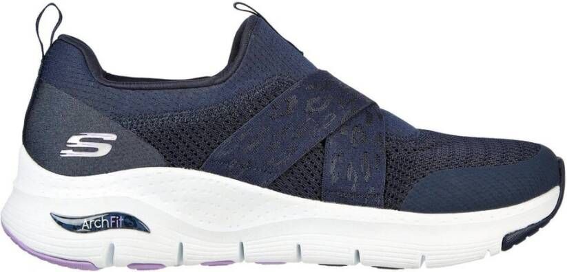 Skechers Stijlvolle hoogwaardige sneakers voor vrouwen Blauw Dames