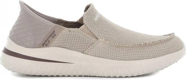 Skechers Stijlvolle Mocassins voor Heren Beige Heren