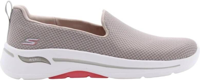 Skechers Stijlvolle Mode Sneakers Beige Dames