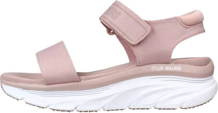 Skechers D'Lux Walker-New Block 119226-BLSH Vrouwen Roze sportsandalen maat: 40 EU