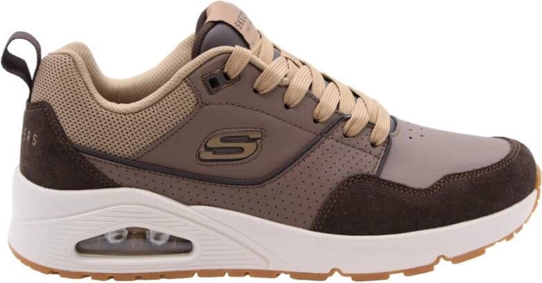 Skechers Stijlvolle Sneaker Collectie voor Mannen & Vrouwen Brown Heren