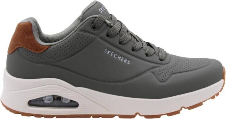 Skechers Stijlvolle Sneaker Schoenen voor Mannen Green Heren