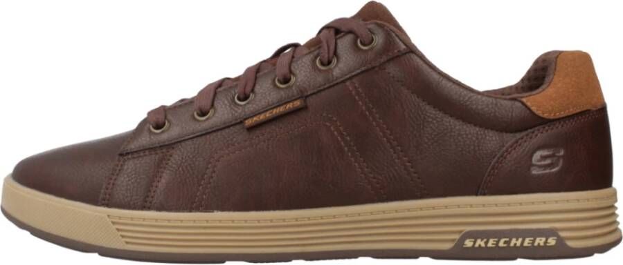 Skechers Stijlvolle Sneakers voor Heren Brown Heren