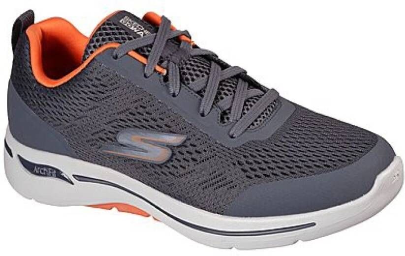 Skechers Stijlvolle Sneakers voor Heren Grijs Heren