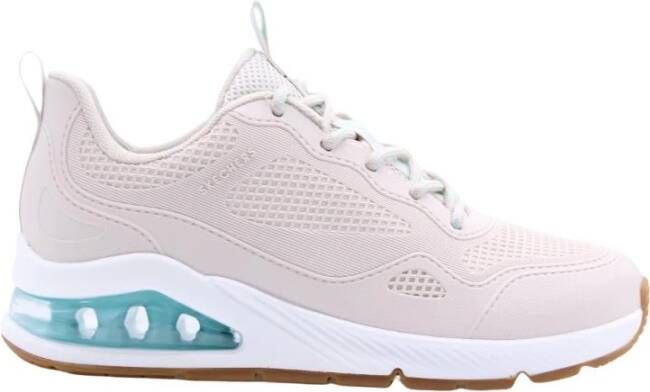 Skechers Stijlvolle Sneakers voor Modieuze Vrouwen Beige Dames