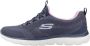 Skechers Stijlvolle Summits Sneakers voor Vrouwen Blue Dames - Thumbnail 1