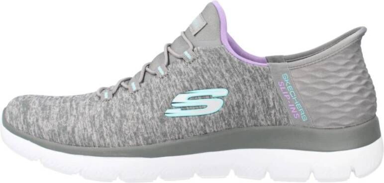 Skechers Instappers SUMMITS DAZZLING HAZE Slip-ins sneaker vrijetijdsschoen met subtiele contrastdetails