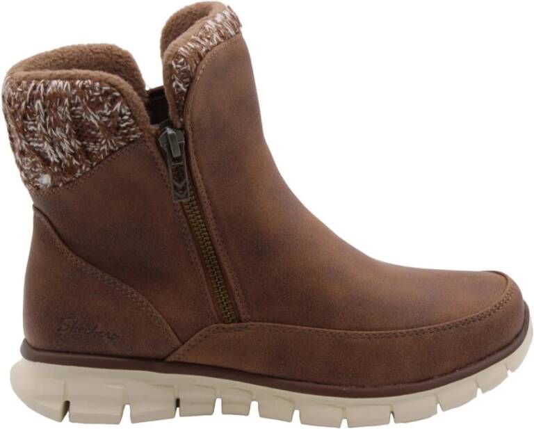 Skechers Stijlvolle Toffee Boot voor Mannen Brown Dames