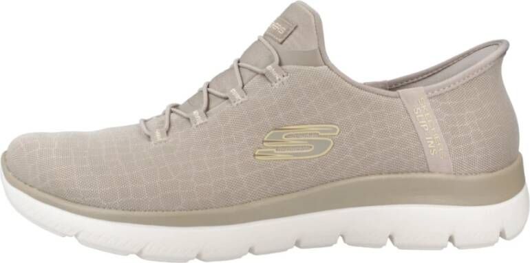 Skechers Summits Classy Night Sneakers Beige Dames