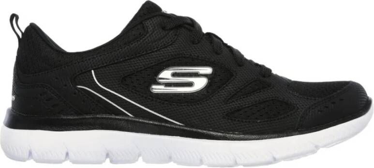 Skechers Summits Suited Sneakers Black Dames