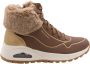 Skechers Uno Rugged Fall Shimmer Dames Laarzen Taupe Goud - Thumbnail 2