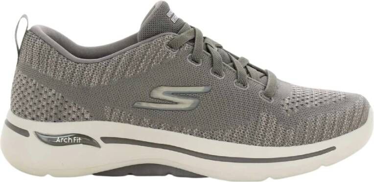 Skechers Taupe Gowalk Arch FIT Schoenen Beige Heren